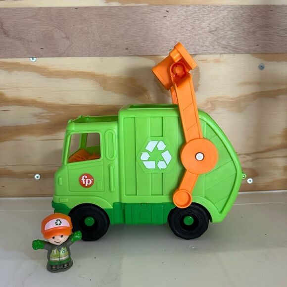 Fisher-price Little People Garbage Truck - Picture 1 of 5